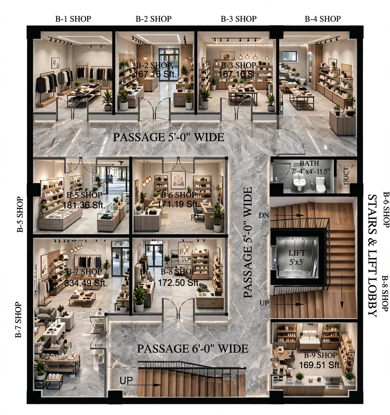 Lower Ground Floor Area Plan